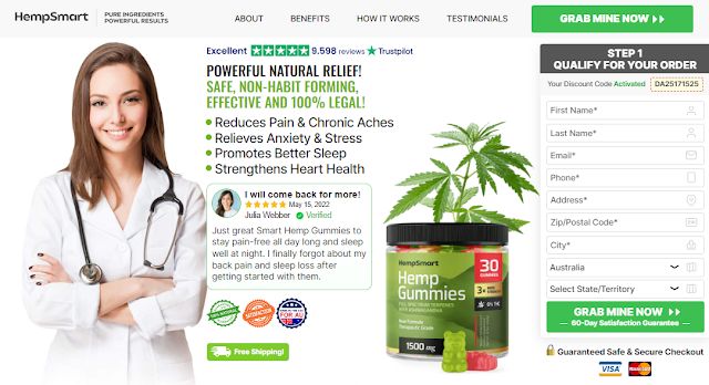 Hemp Smart CBD Gummies Australia: Hemp Smart CBD Gummies Australia: